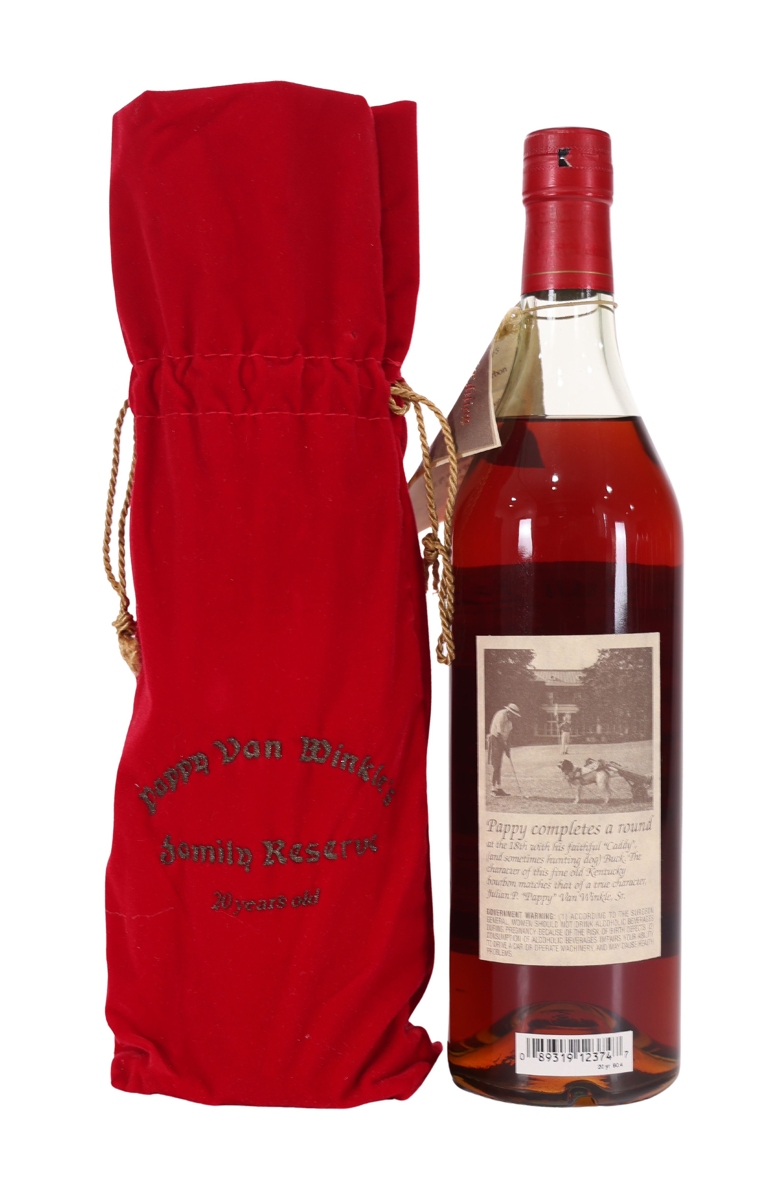 Pappy Van Winkle 20yr Lawrenceburg Green Glass 1998 - Limited
